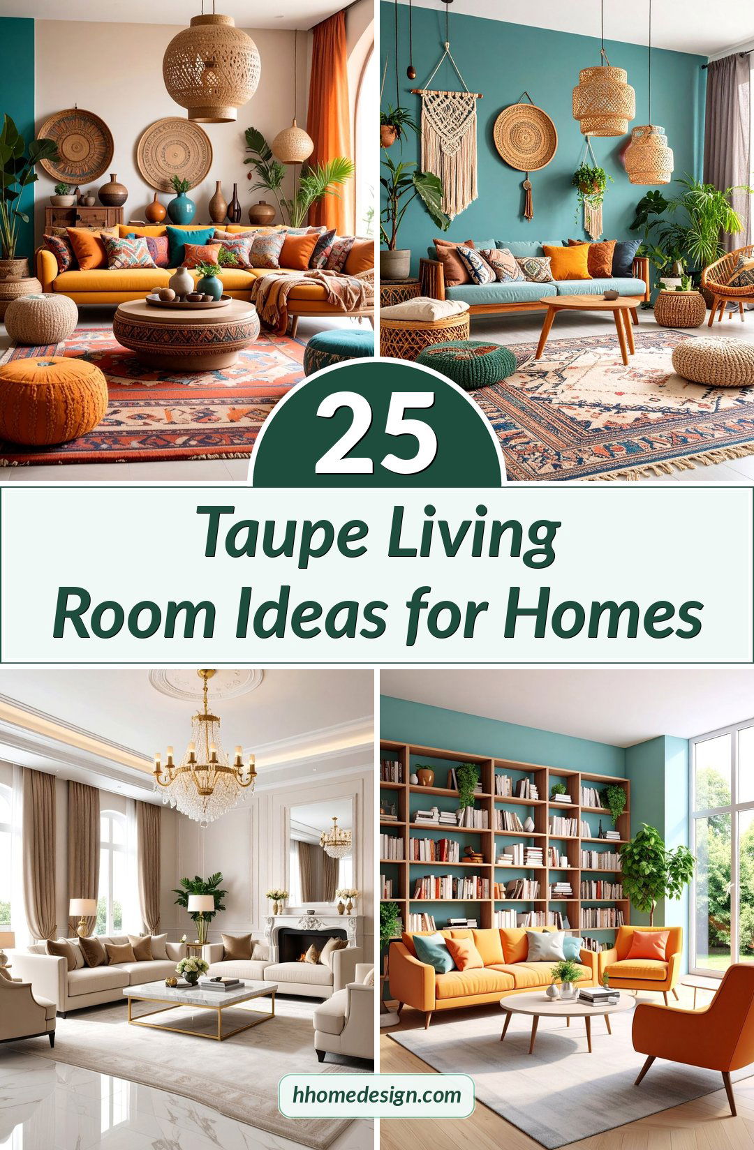 25 Taupe Living Room Ideas for Homes