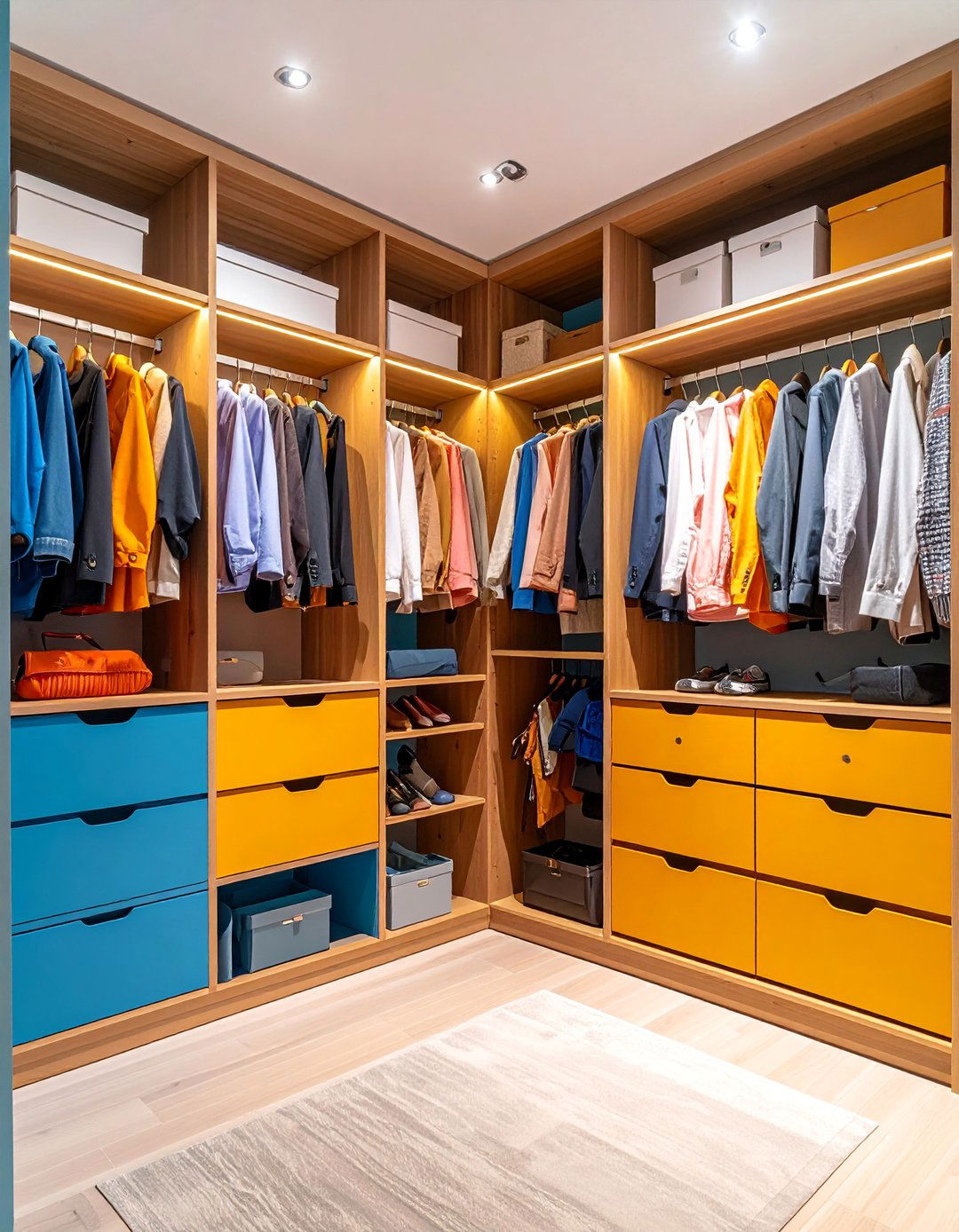 Technology Charging Hall Closet Station - 25 Hall Closet Organization Ideas