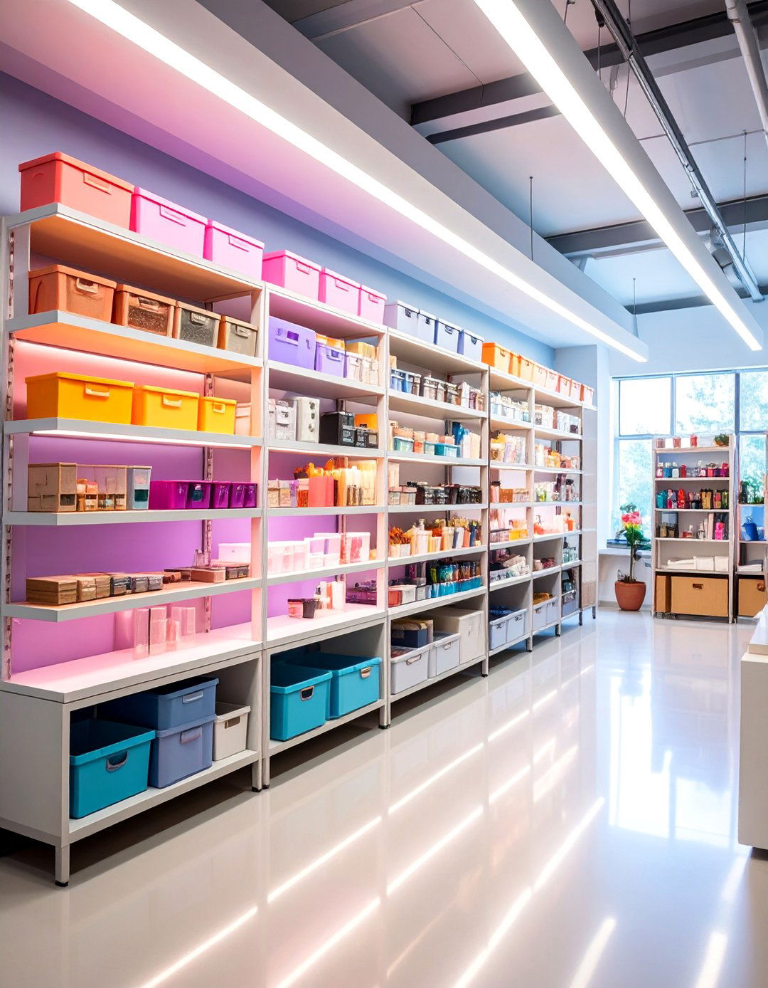Technology Enhanced Modern Craft Organization Hub - 25 Craft Room Organization Ideas