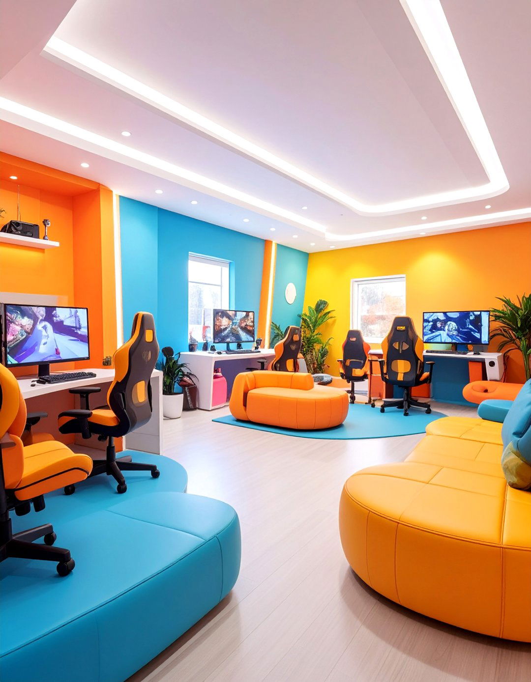 Teen Gaming Paradise - 25 Game Room Ideas