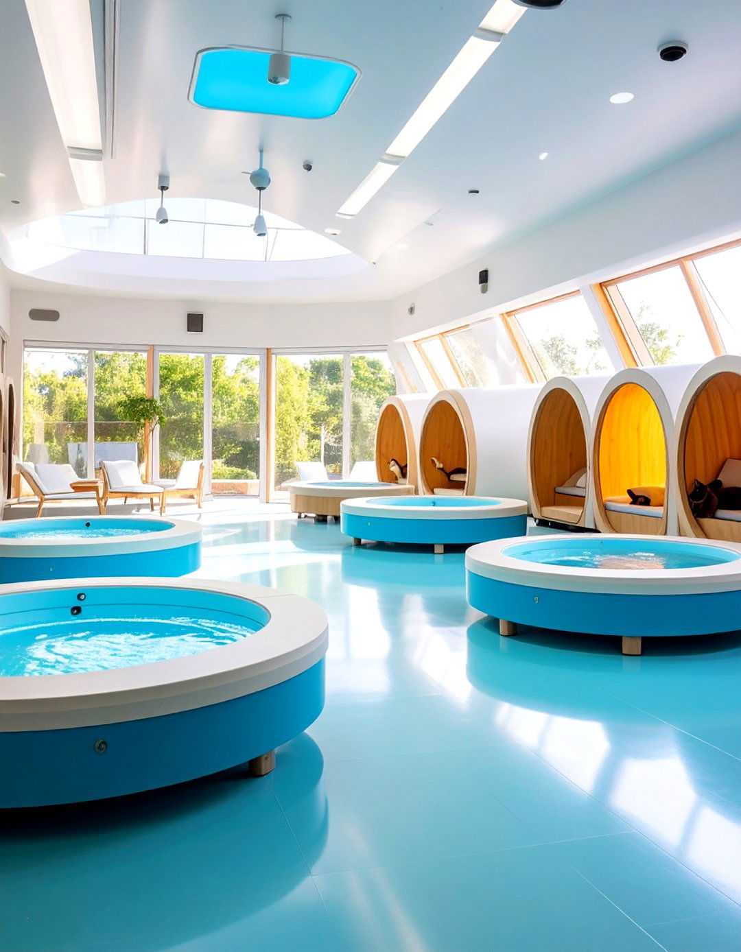 Temperature Controlled Climate Cat Resort - 25 Cat Room Ideas