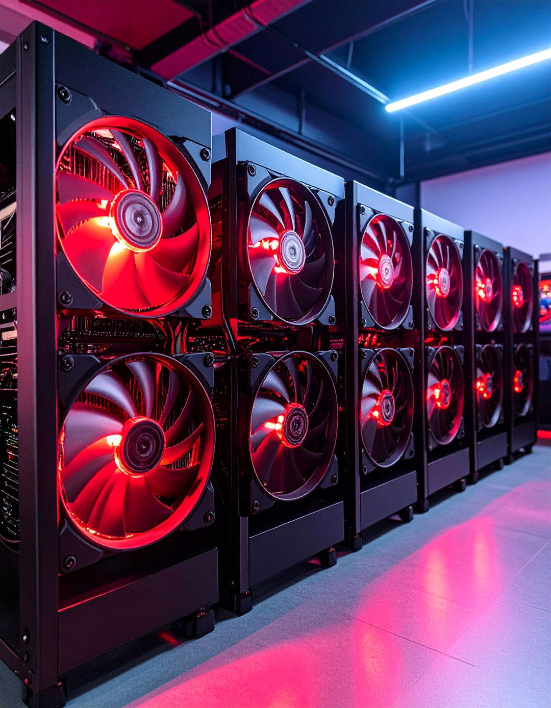 Temperature Controlled Gaming Environment - 25 Red and Black Gaming Setup Ideas