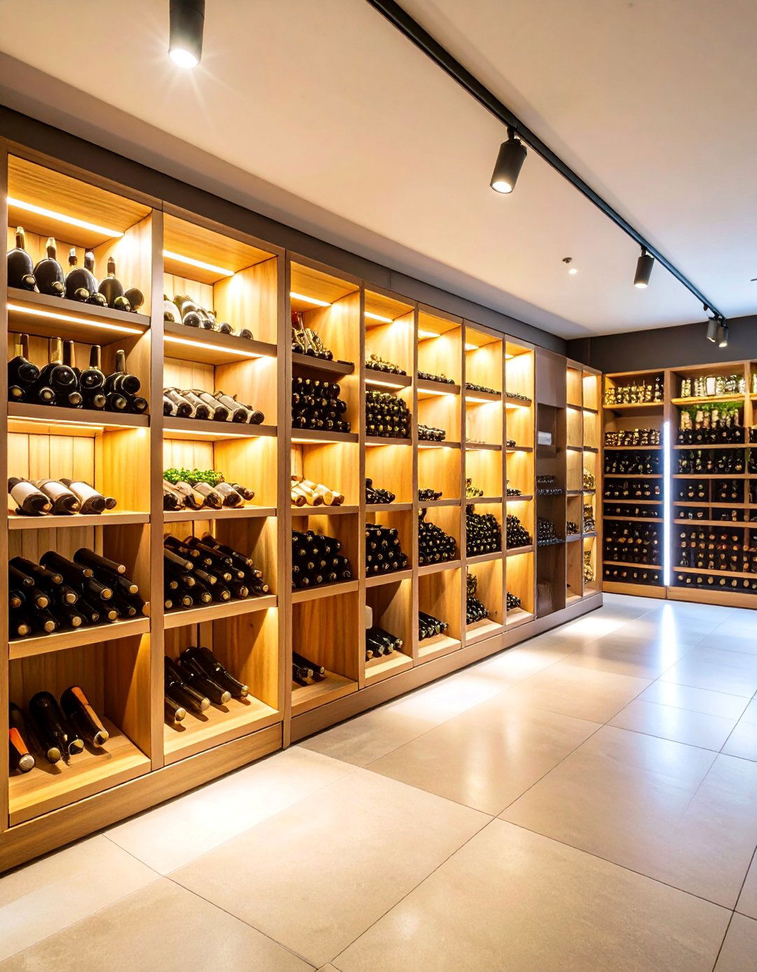 Temperature Controlled Wine and Food Pantry - 25 Walk in Pantry Ideas