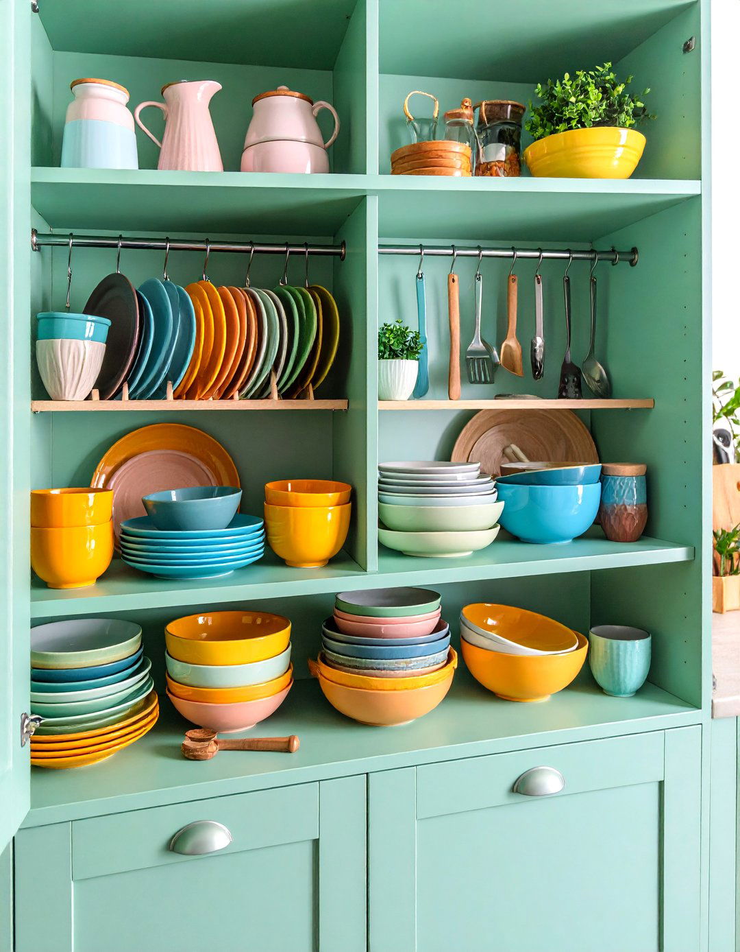 Tension Rod Storage Solutions for Cabinets - 25 Small Apartment Storage Ideas