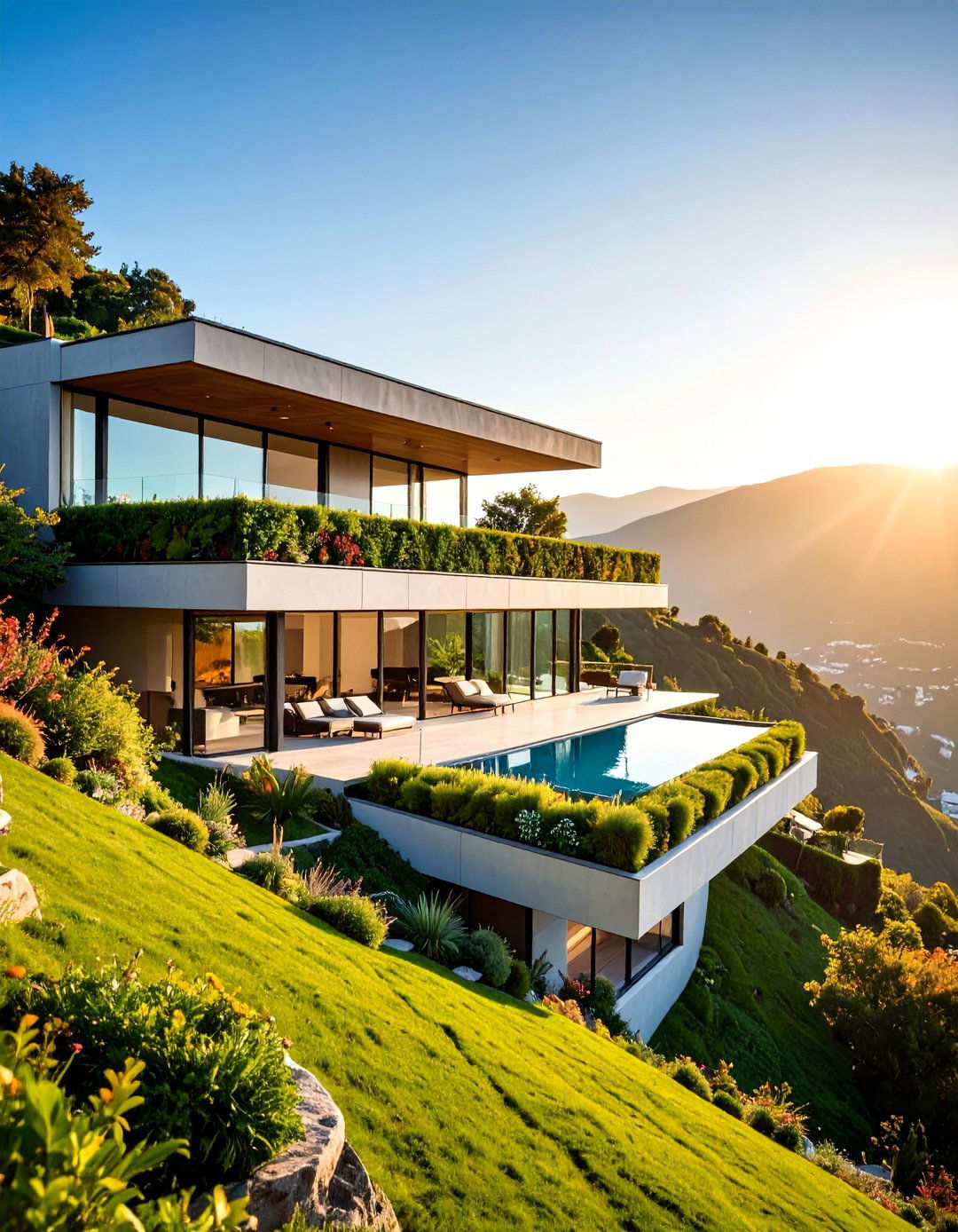 Terraced Green Roof House - 25 Houses With Green Roofs