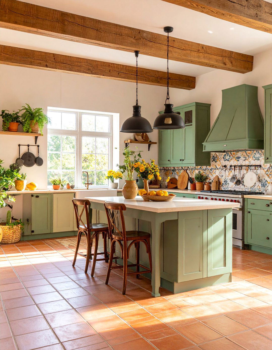 Terracotta Southwestern Kitchen - 25 1990s Interior Design Ideas