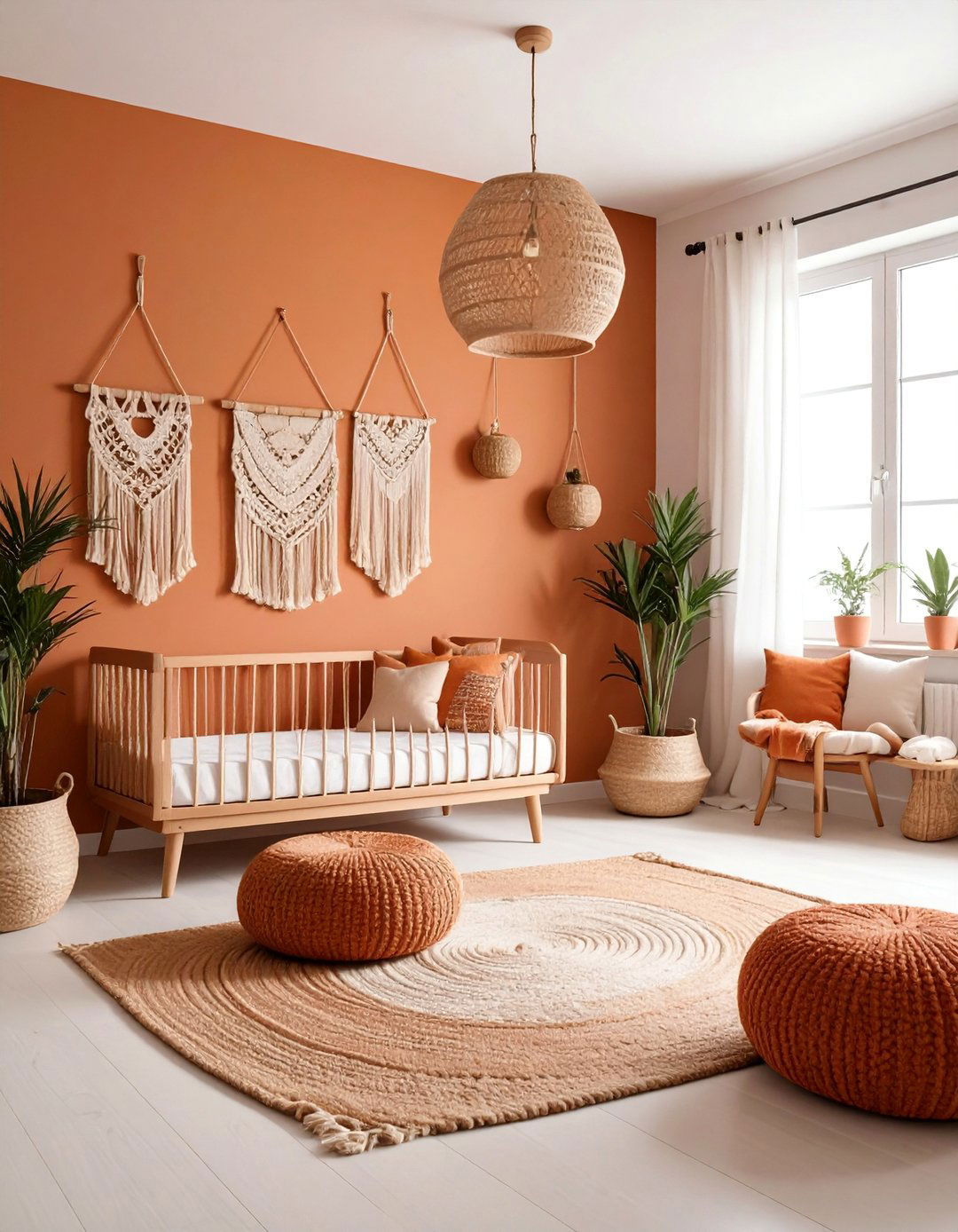 Terracotta Sunset Nursery - 25 Boho Nursery Ideas