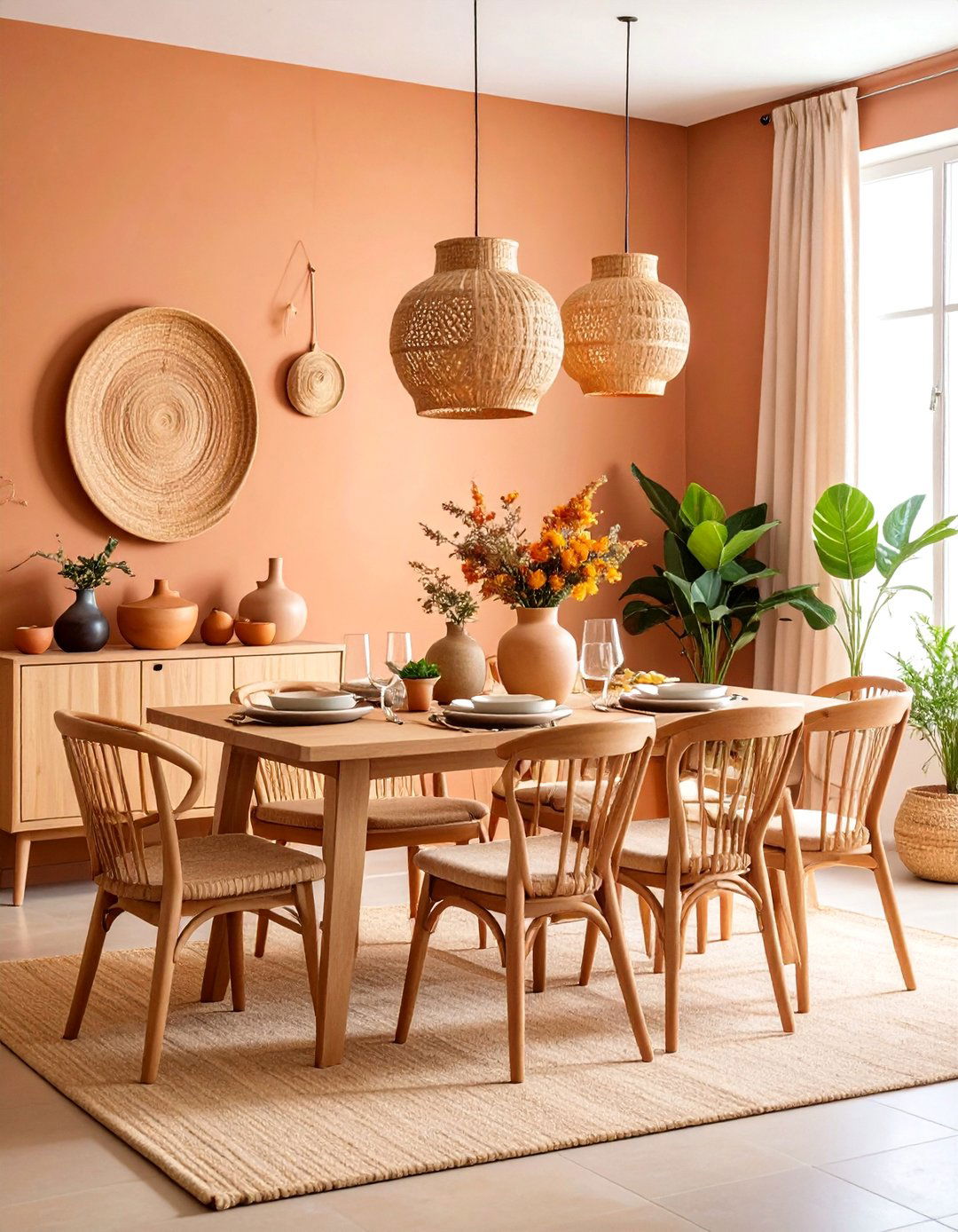 Terracotta Warmth for Rustic Charm - 25 Dining Room Paint Colors