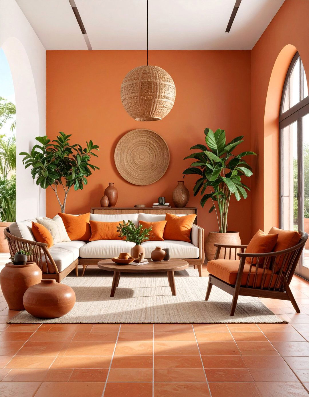 Terracotta and Earth Tone Tuscan Living Room - 25 Tuscan Living Room Ideas