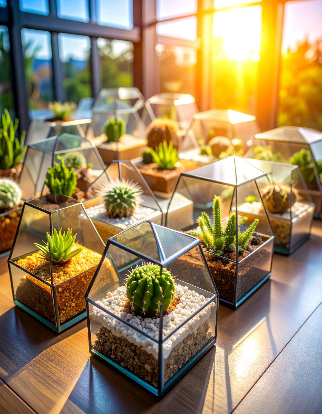 Terrarium Cactus Garden for Indoor Display - 25 Cactus Garden Ideas
