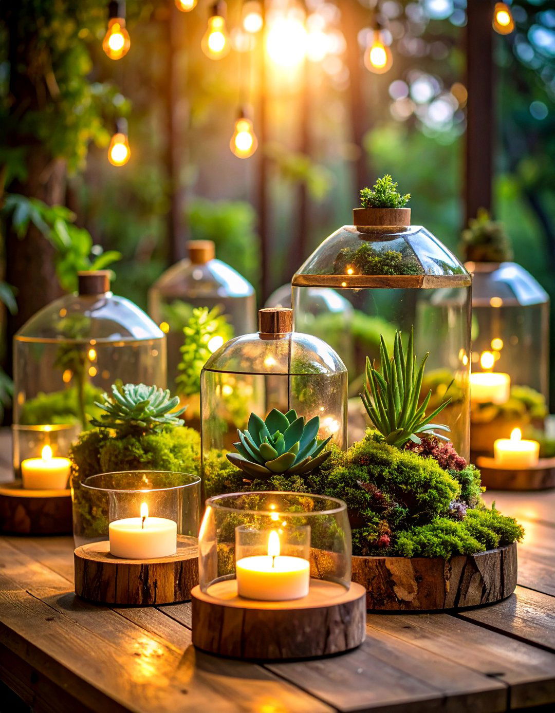 Terrarium Garden Rustic Collection - 25 Rustic Wedding Centerpieces
