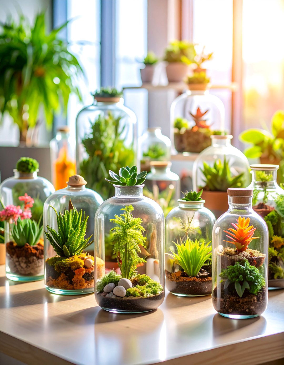 Terrarium Miniature World Collection - 25 Ways Decorating With Plants