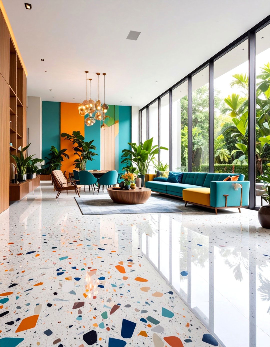 Terrazzo Man Cave Flooring - 25 Man Cave Flooring Ideas
