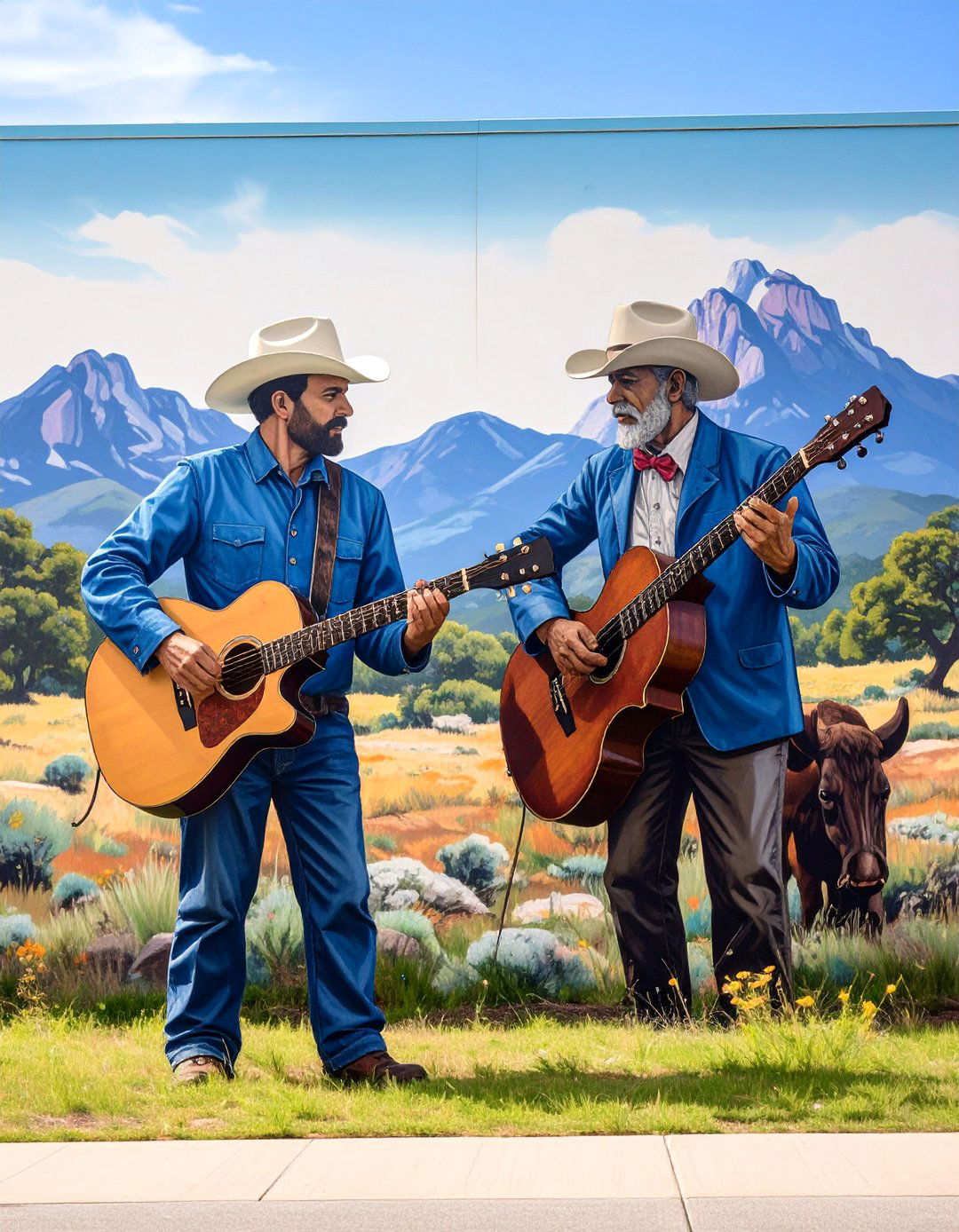 Texas Blues Trail Musical Heritage Documentation Mural - 25 Texas Murals
