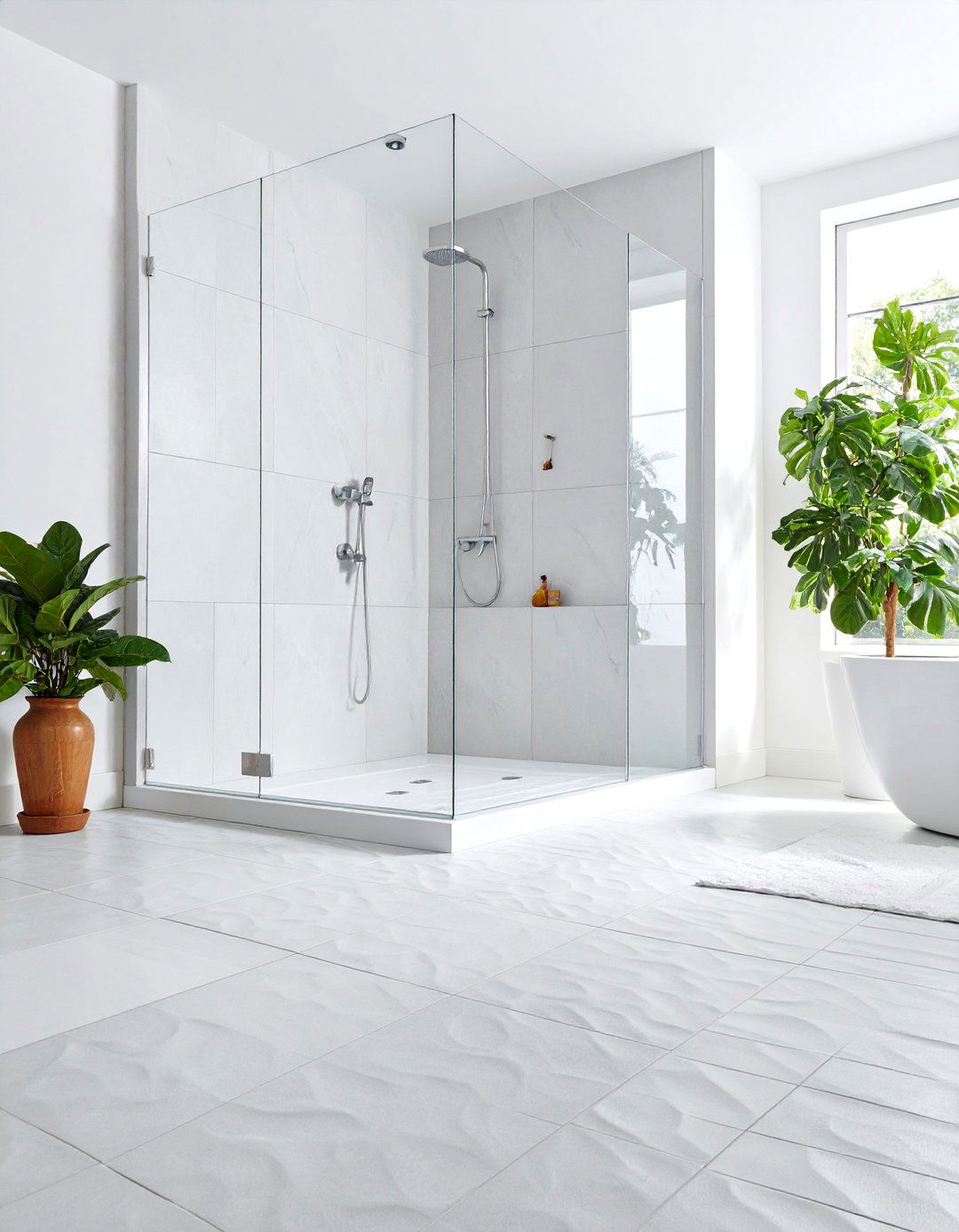 Textured Anti Slip Shower Floor Tiles - 25 Shower Floor Tile Ideas