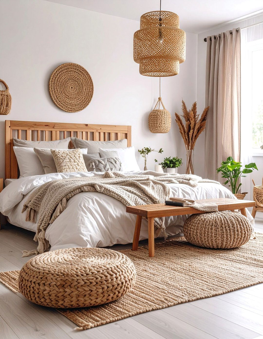 Textured Neutral Haven - 25 Aesthetic Room Ideas