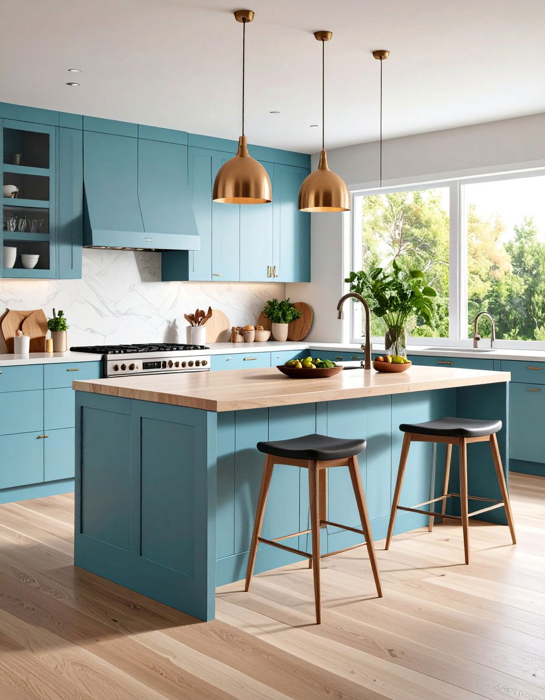 Textured Vinyl Panel Kitchen Island with Practical Style - 25 Kitchen Island Back Panel Ideas