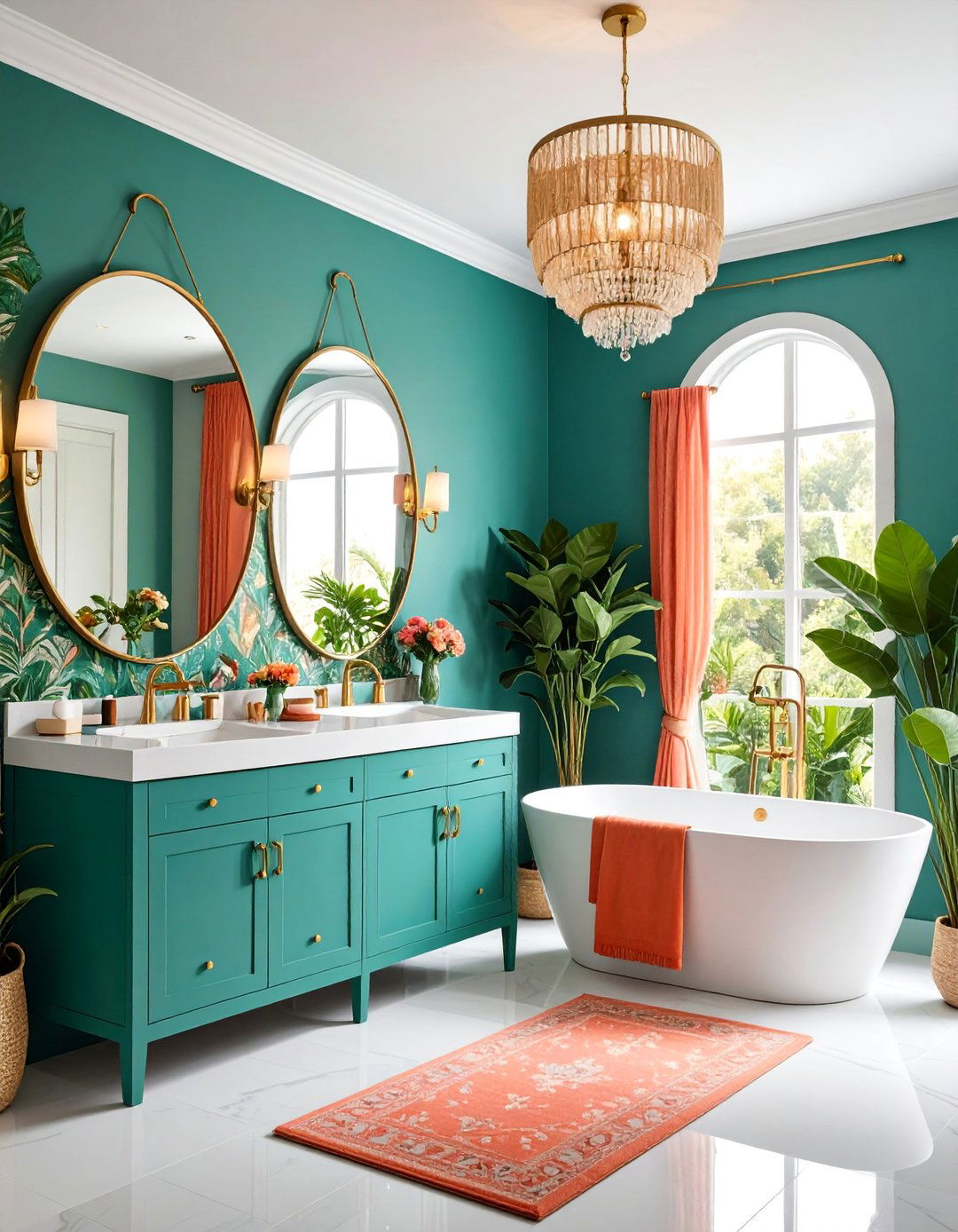 Textured Wall Half Bathroom with Dimensional Interest - 25 Half Bathroom Ideas