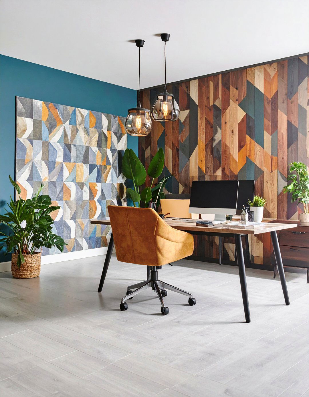 Textured Wallpaper Basement Accent Wall - 25 Basement Accent Wall Ideas