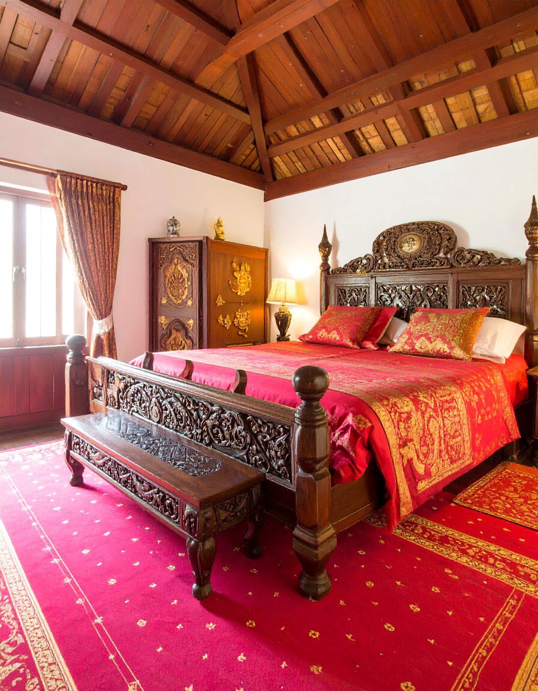 Thai Lanna Style Bedroom with Northern Influences - 25 Asian Bedroom Ideas