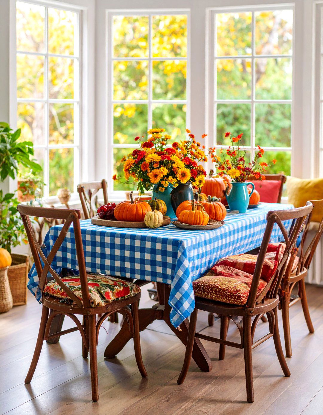 Thanksgiving Breakfast Nook Charm - 25 Thanksgiving Decoration Ideas