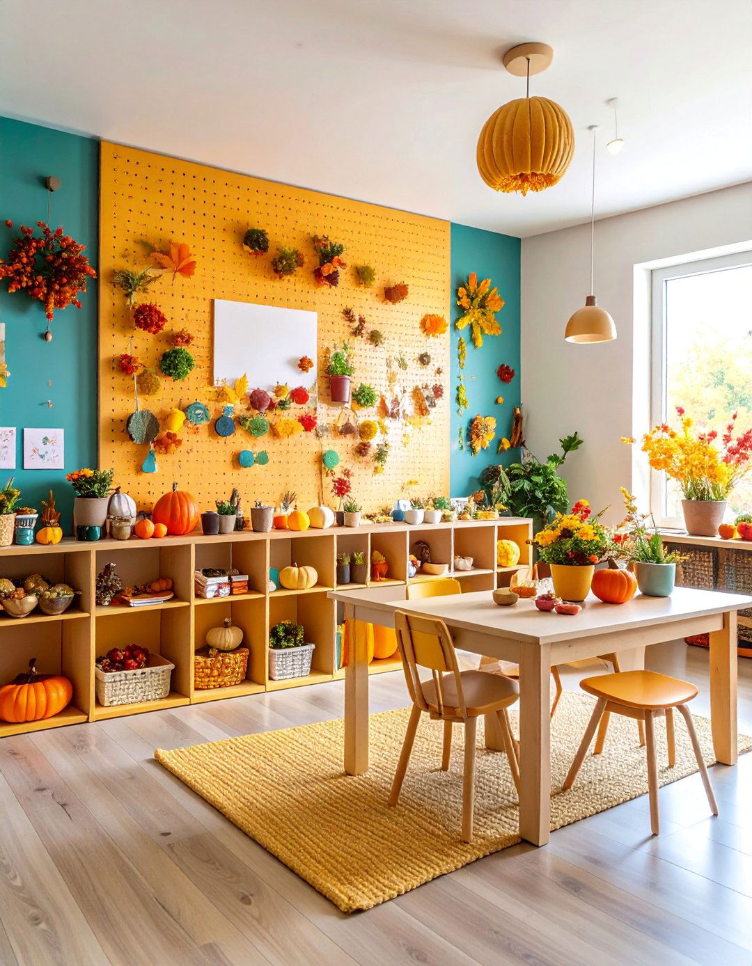 Thanksgiving Craft Room Creative Corner - 25 Thanksgiving Decoration Ideas