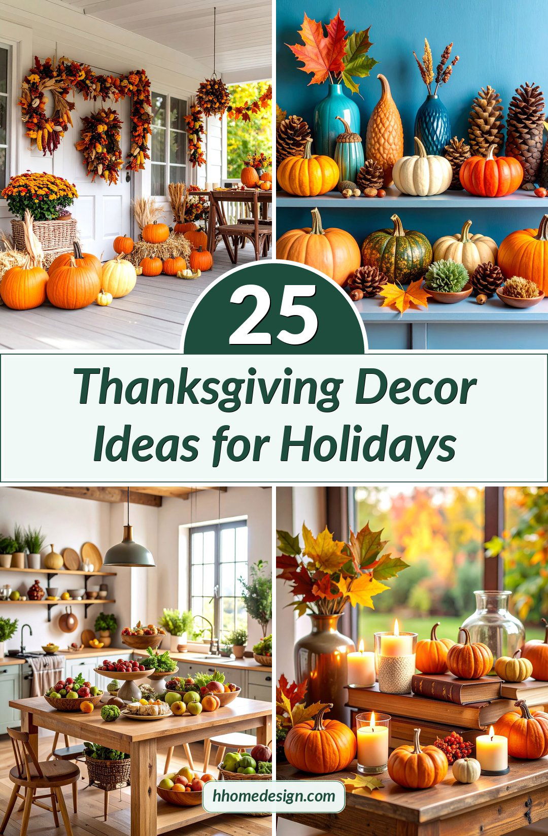 25 Thanksgiving Decor Ideas for Holidays