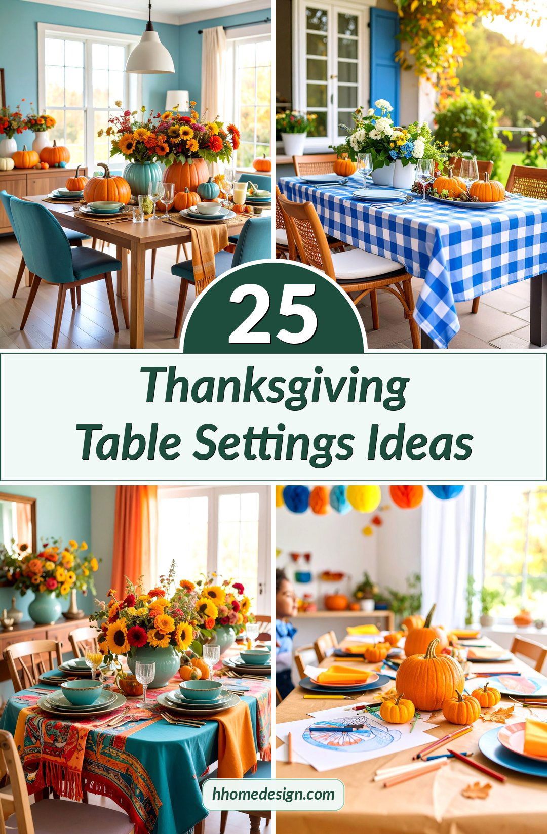 25 Thanksgiving Table Settings Ideas