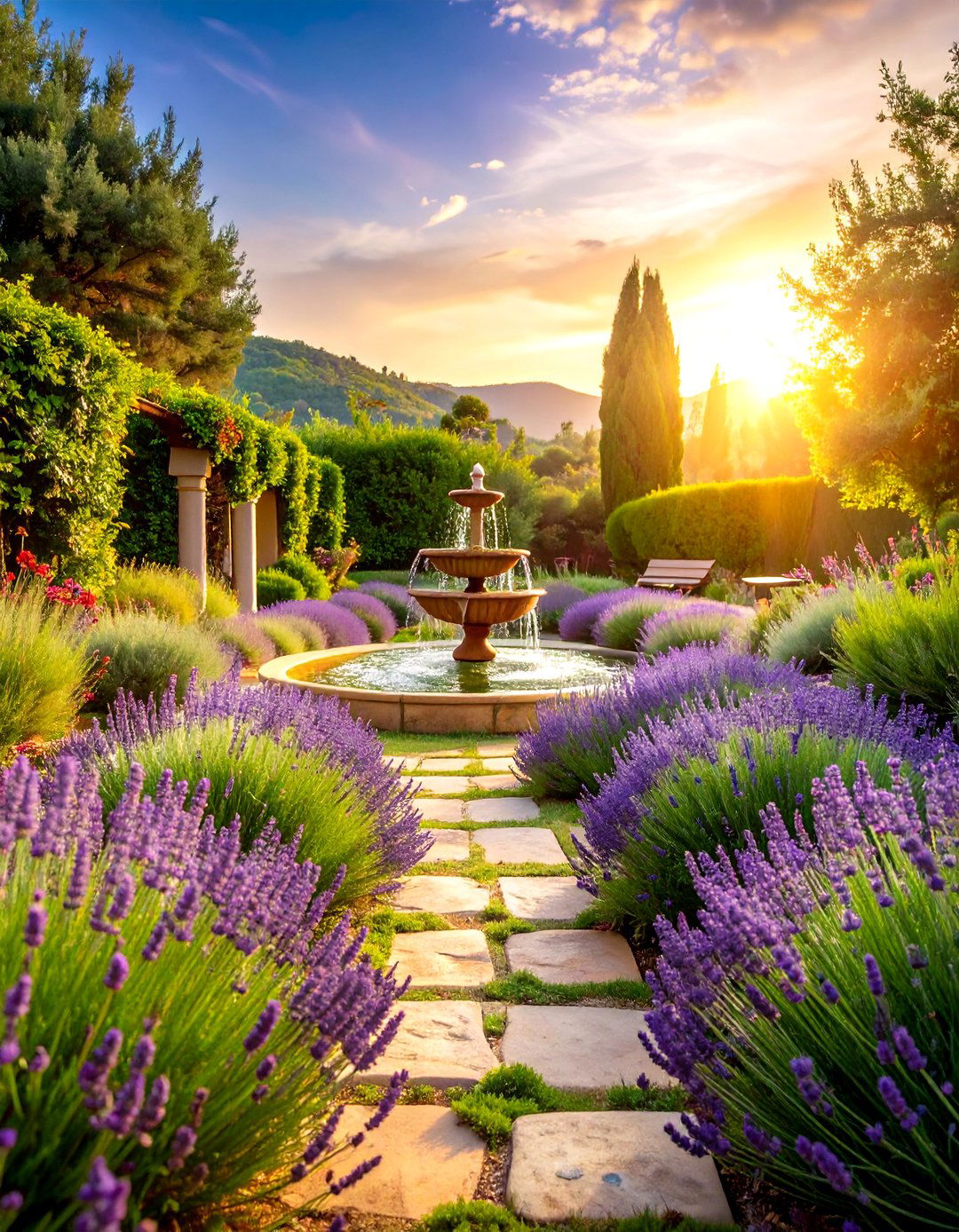 Therapeutic Mediterranean Healing Garden - 25 Mediterranean Garden Ideas