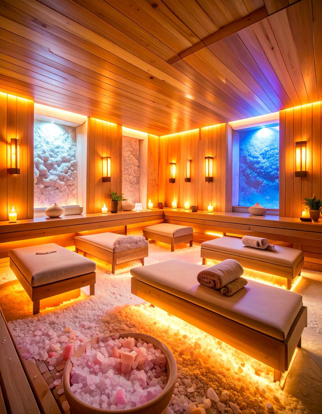 Therapeutic Saltwater Steam Sauna - 25 Sauna Room Design Ideas