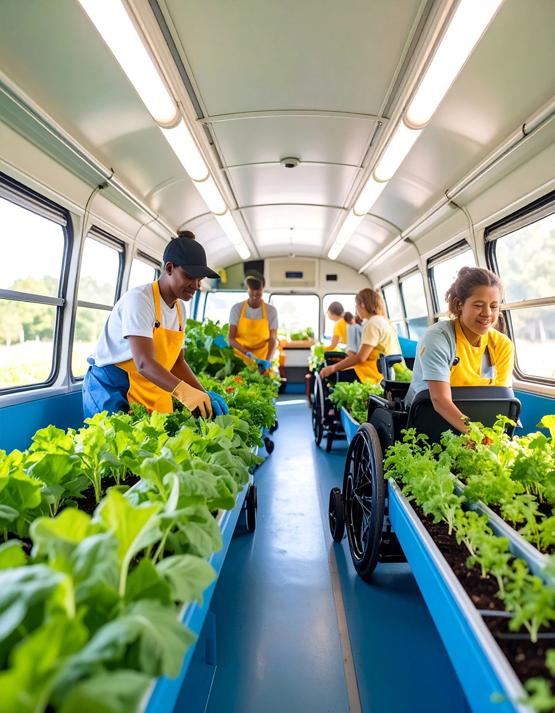 Therapeutic School Bus Greenhouse - 25 School Bus Greenhouse Ideas
