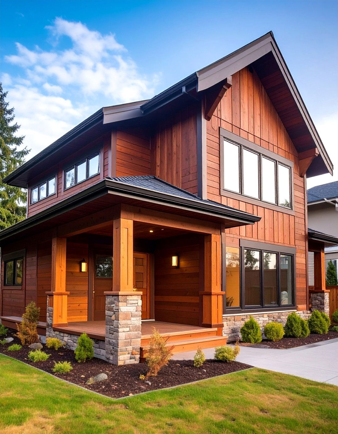 Thermal Modified Wood Siding - 25 Modern Siding Ideas for a Contemporary Home