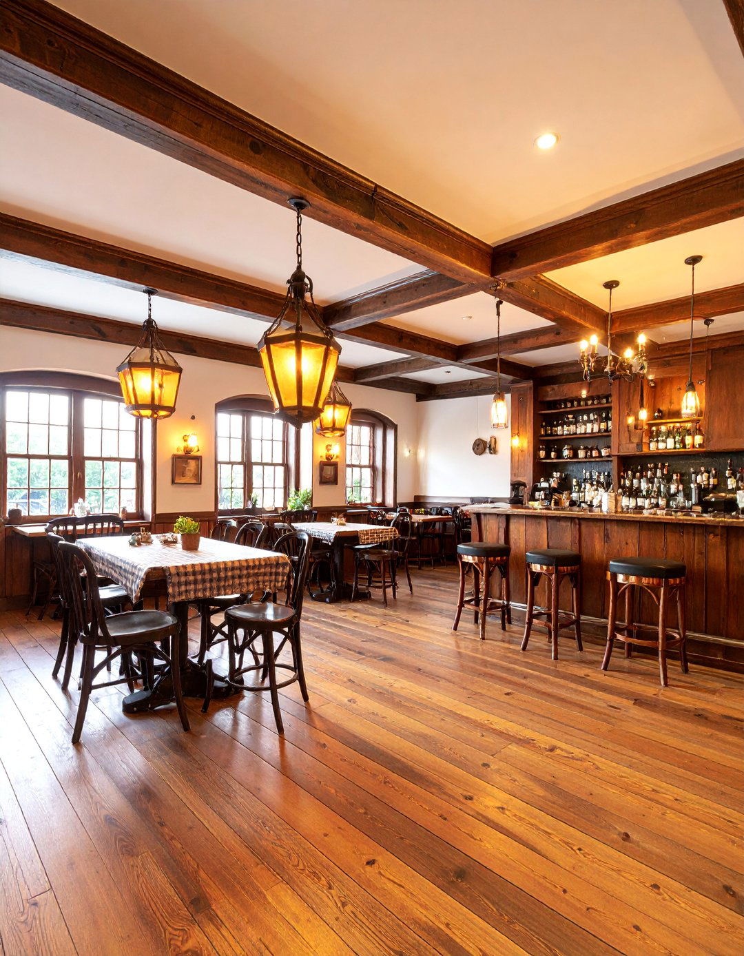 Three Broomsticks Pub Dining Area - 25 Harry Potter Decor Ideas