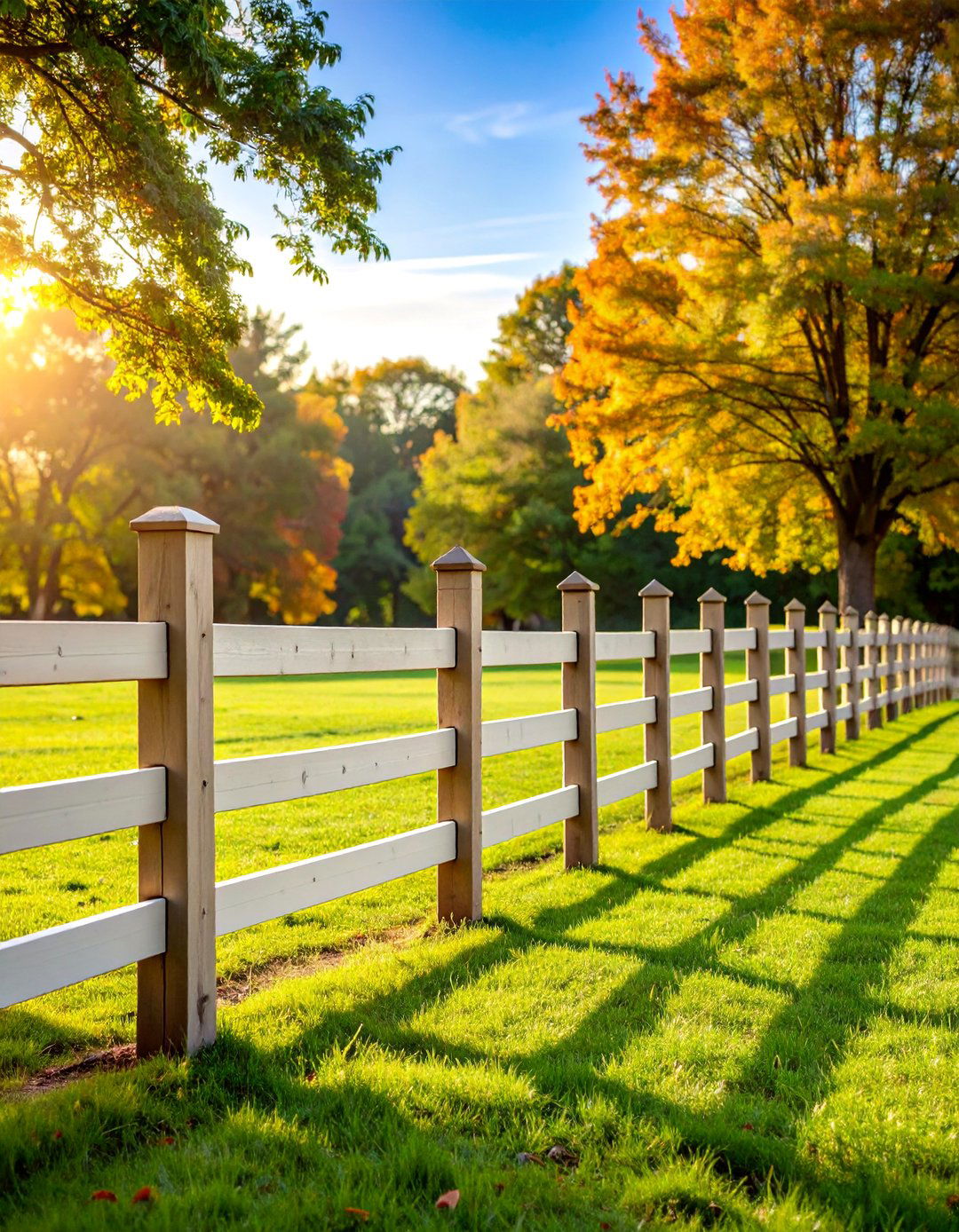 Three Rail Split Rail Fence System - 25 Split Rail Fence Ideas