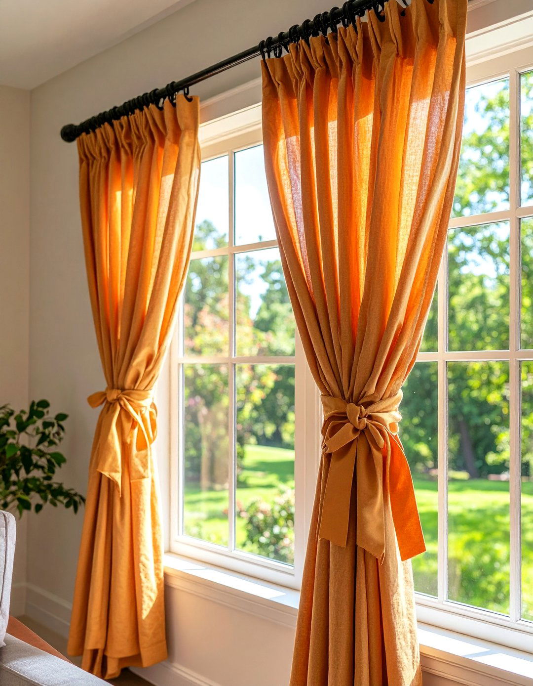 Tied Up Casual Window Valance - 25 Window Valance Ideas