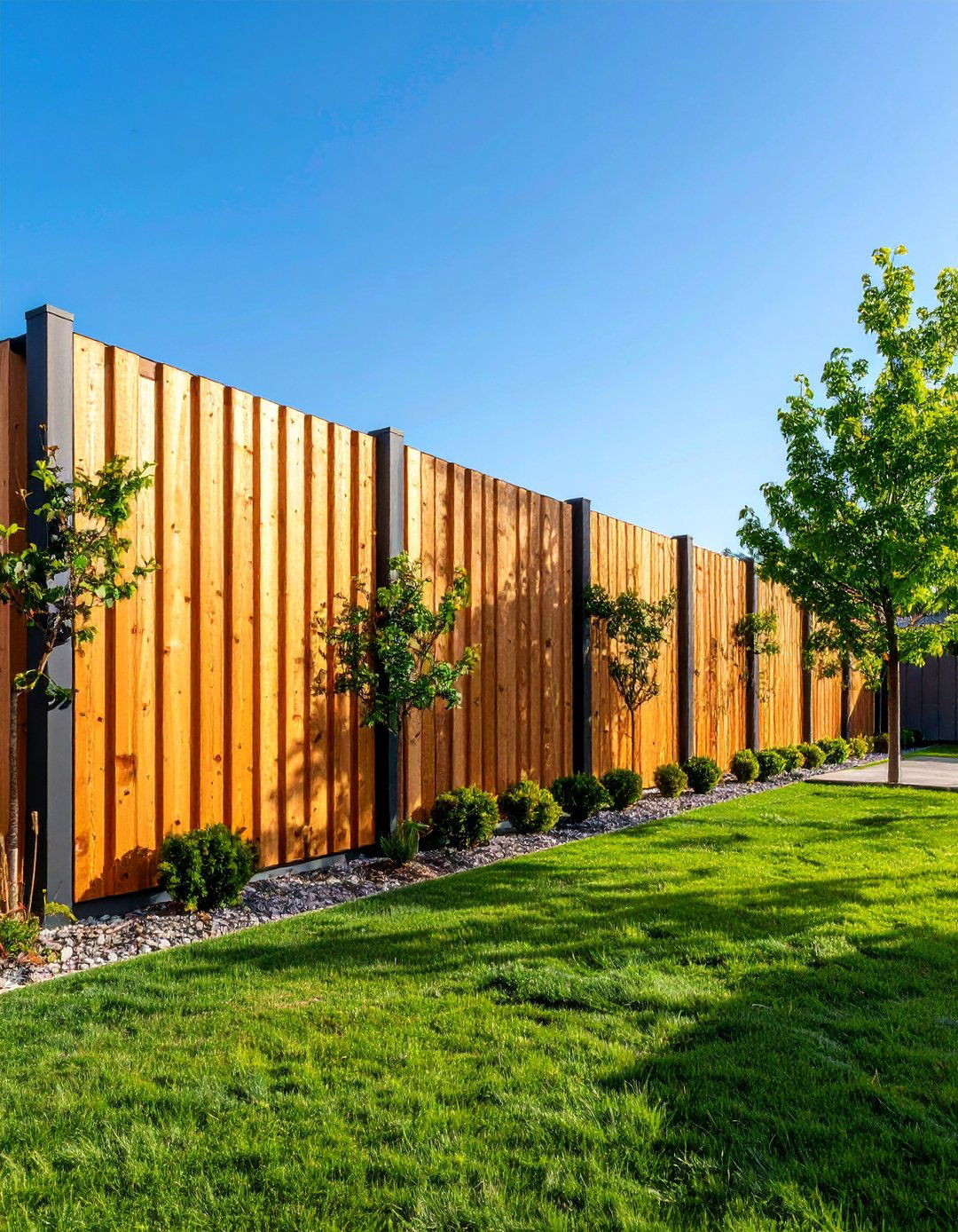 Timber and Steel Modern Hybrid - 25 Wood Retaining Wall Ideas