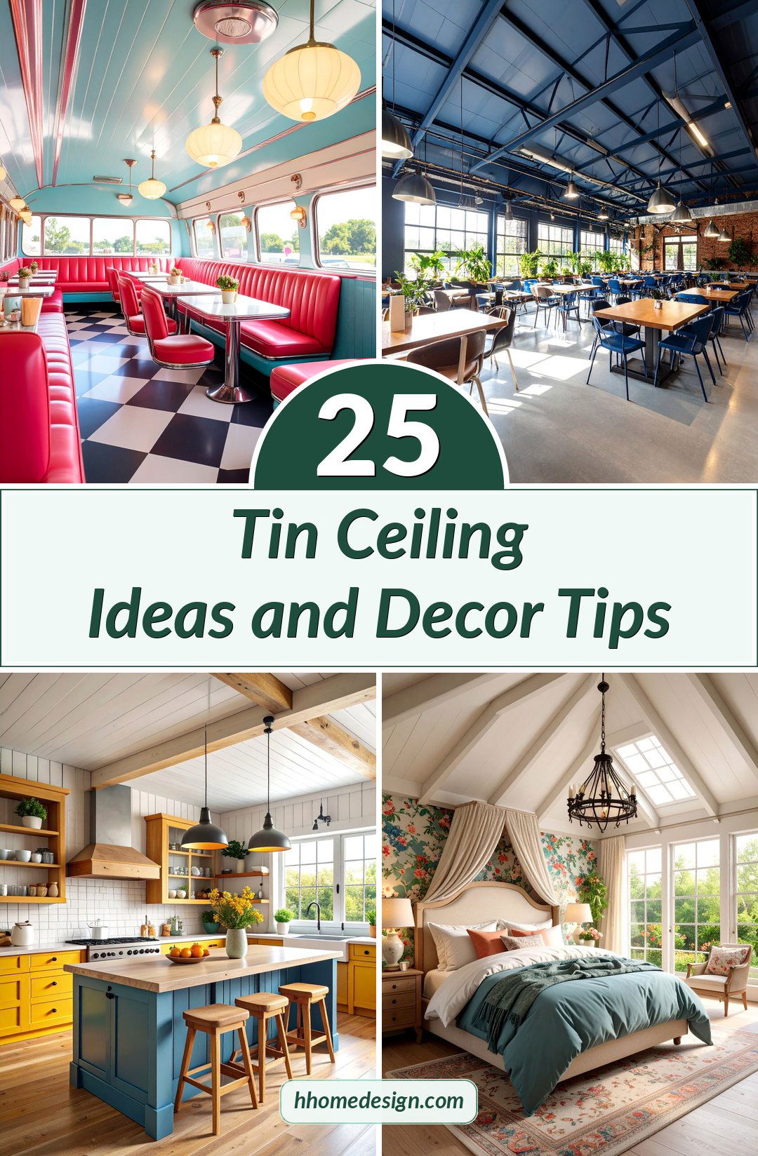 25 Tin Ceiling Ideas and Decor Tips