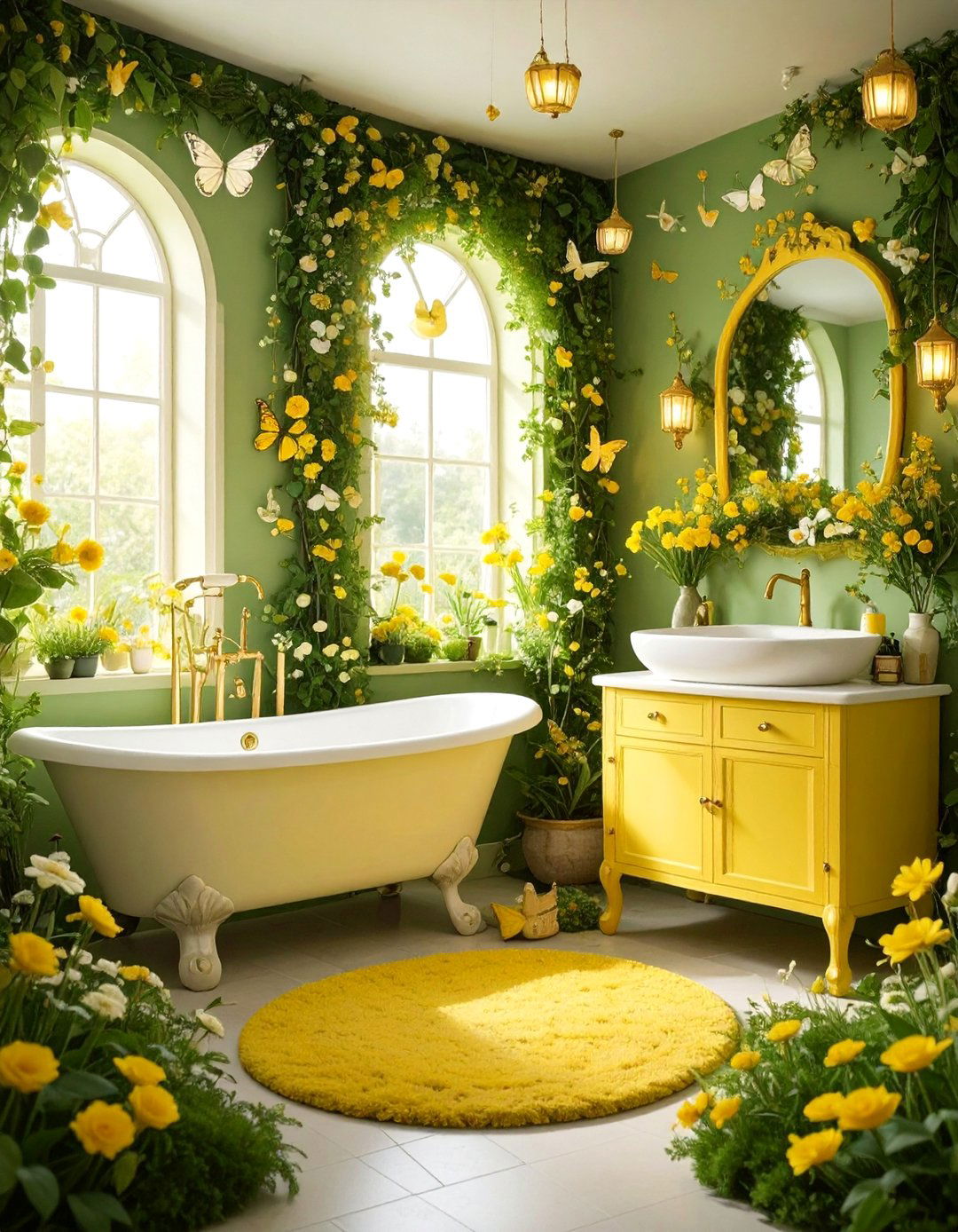 Tinker Bells Pixie Hollow Bathroom - 25 Disney Bathroom Ideas
