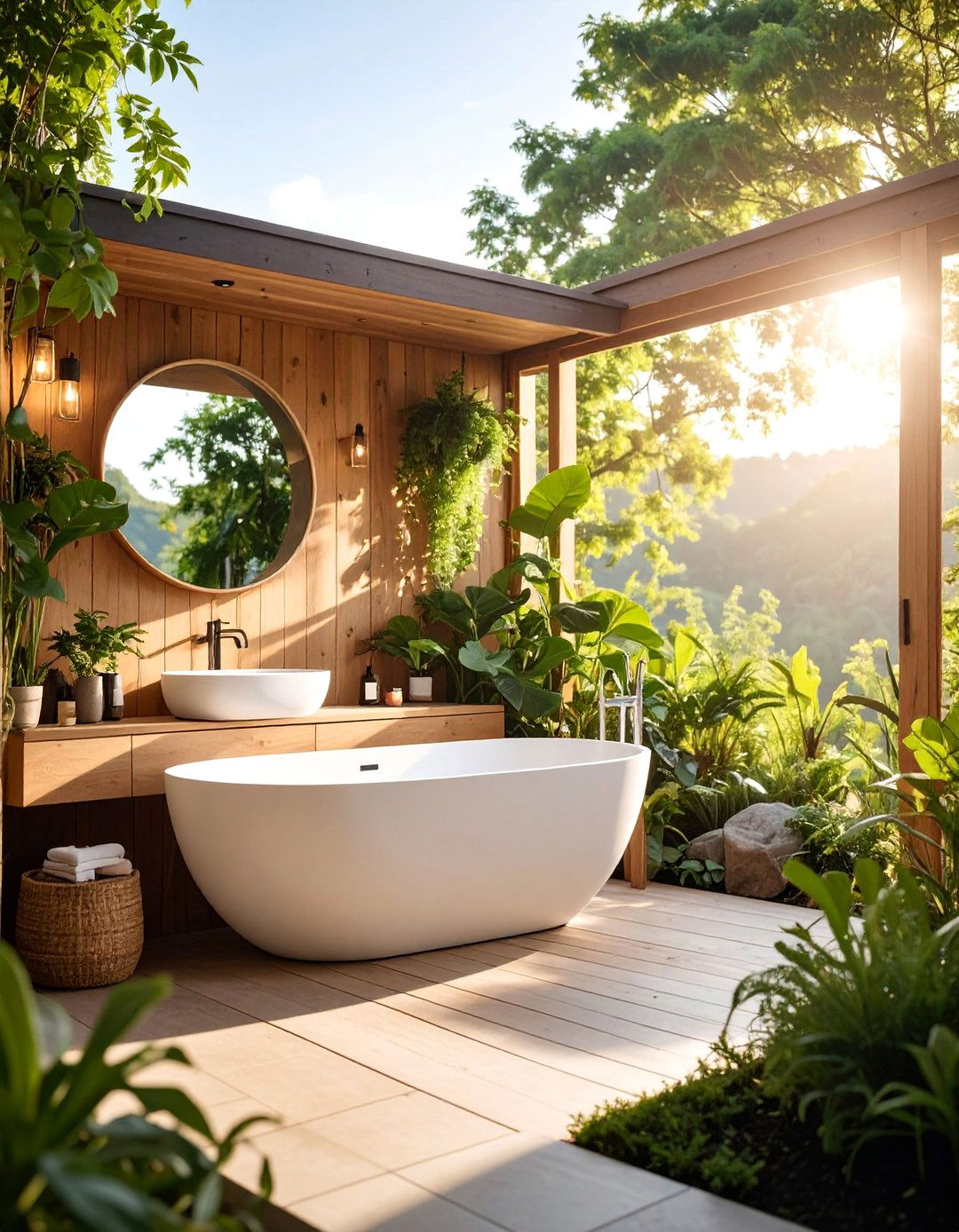 Tiny House Compact Outdoor Bathroom - 25 Outdoor Bathroom Ideas