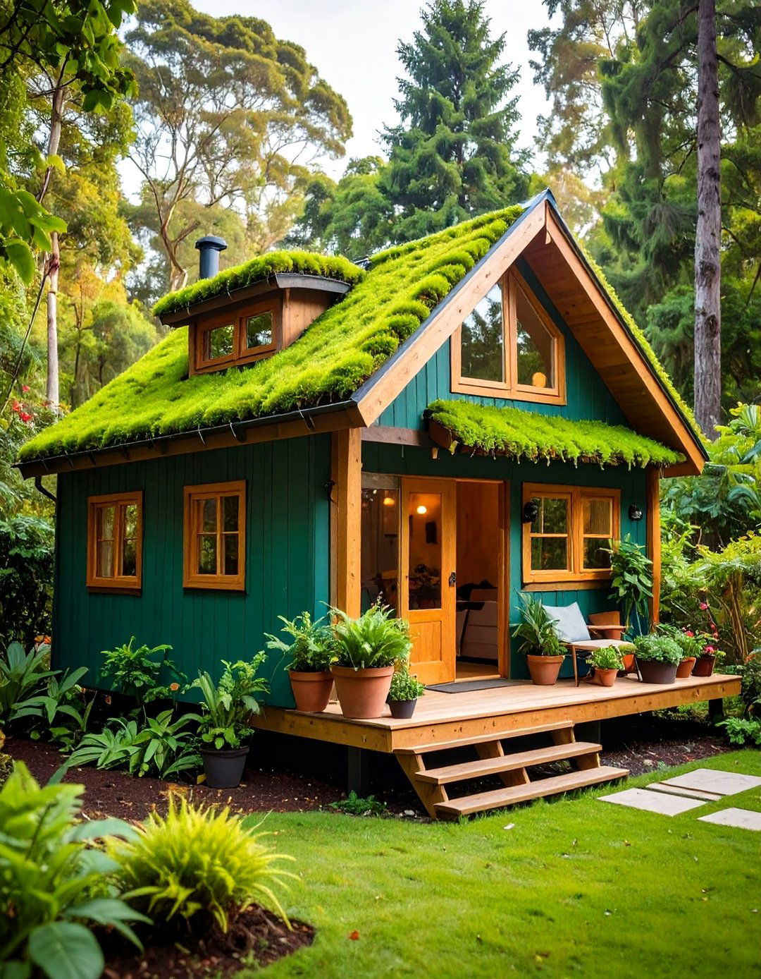 Tiny House Green Roof Design - 25 Houses With Green Roofs