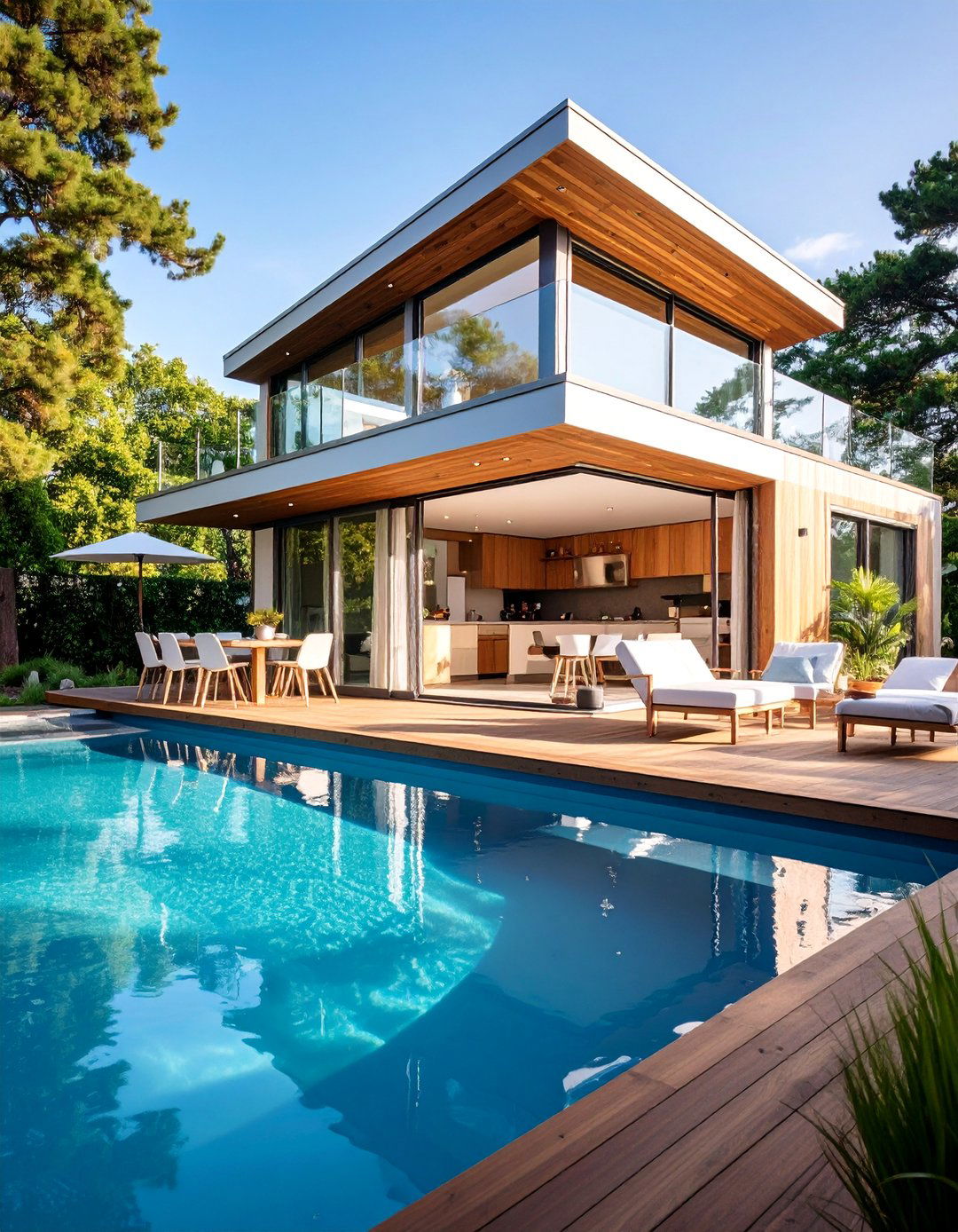 Tiny House Pool Retreat - 25 Pool Shed Ideas