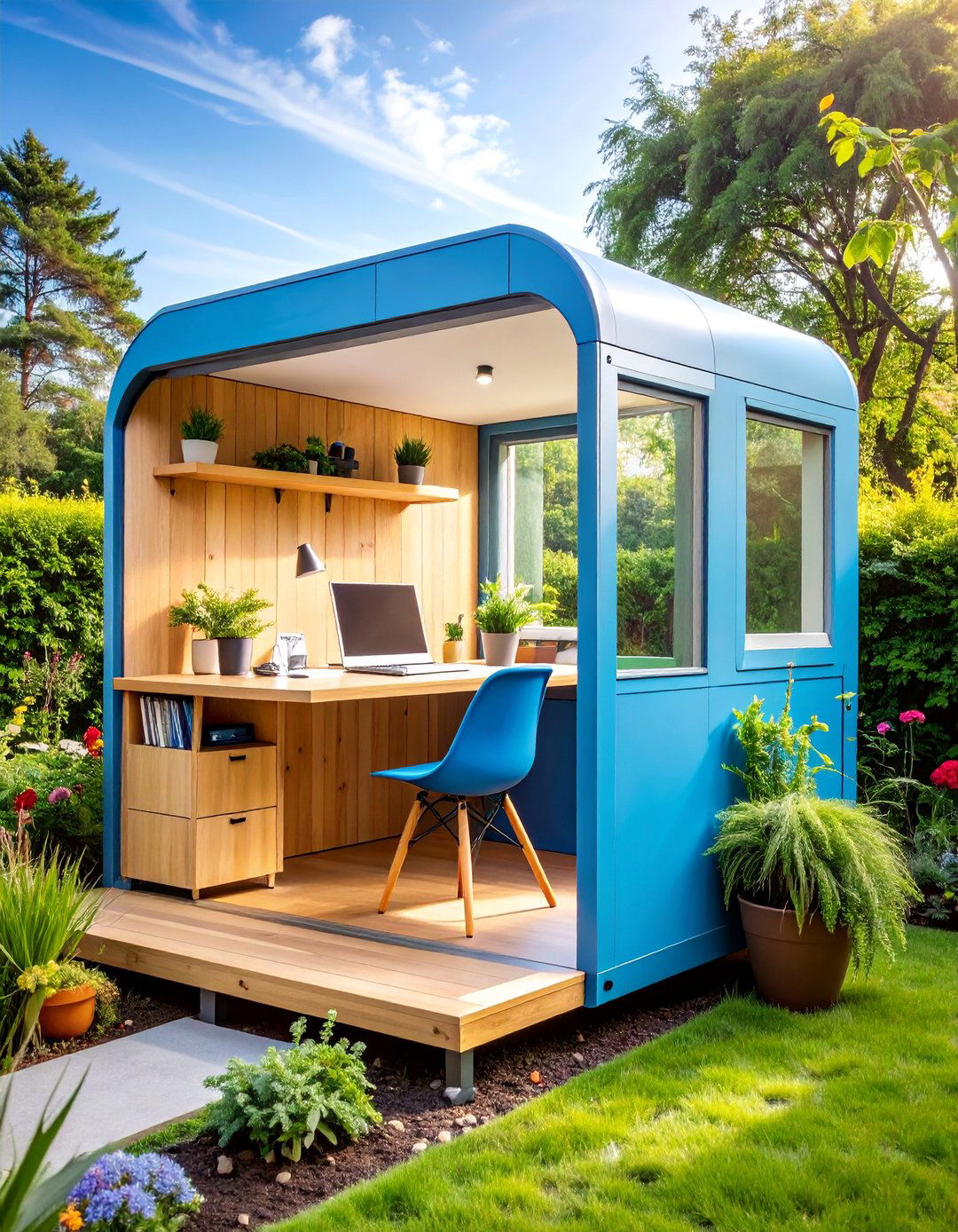 Tiny Micro Office Pod - 25 Garden Office Ideas