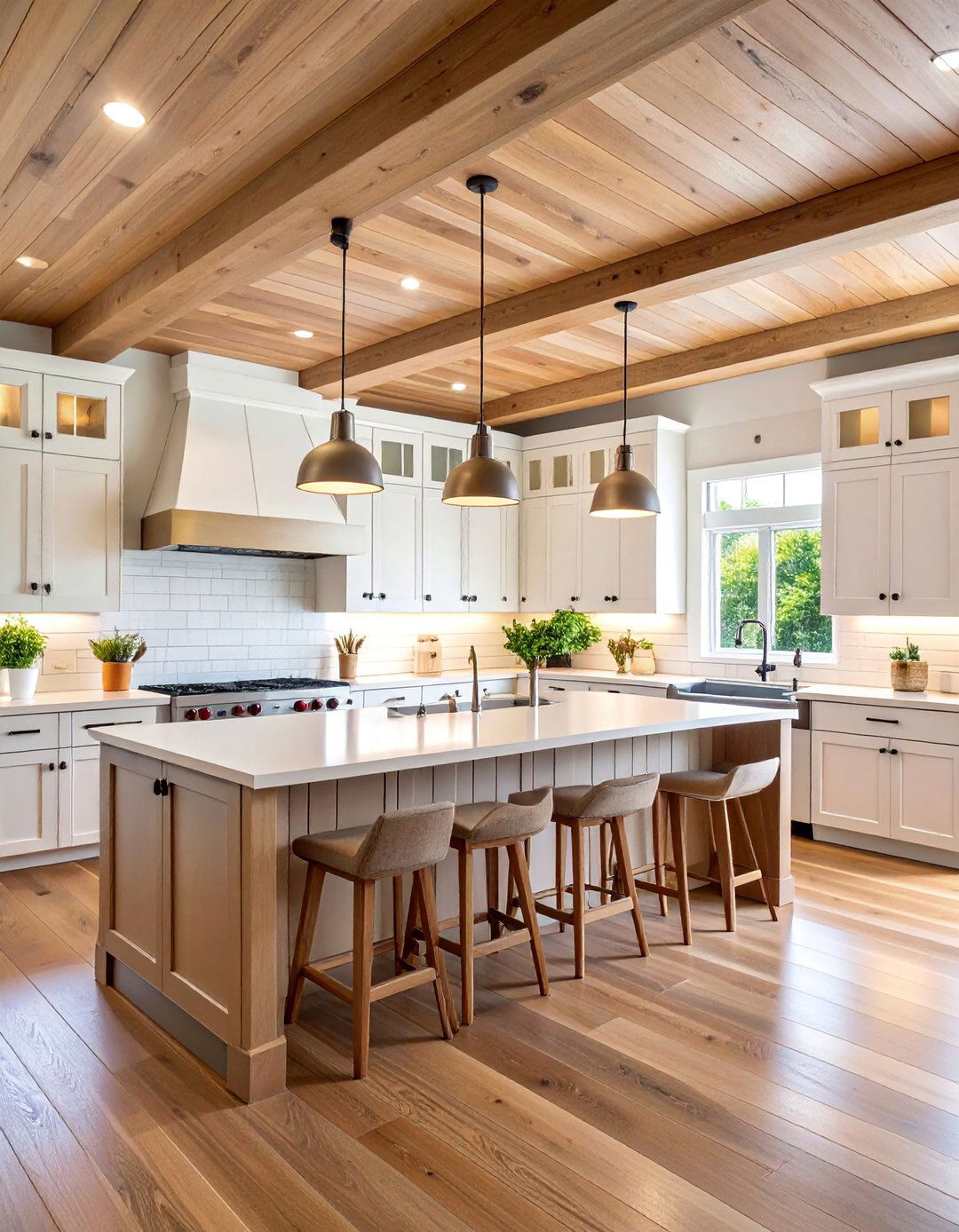 Tongue and Groove Plank Ceiling - 25 Ceiling Trim Ideas