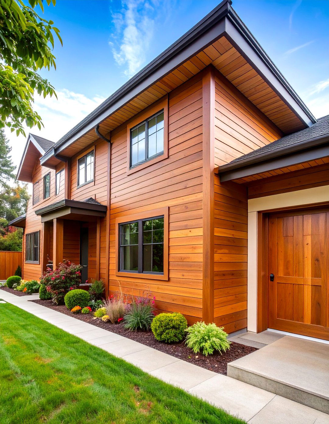 Tongue and Groove Siding with Precision Lines - 25 Modern Siding Ideas for a Contemporary Home