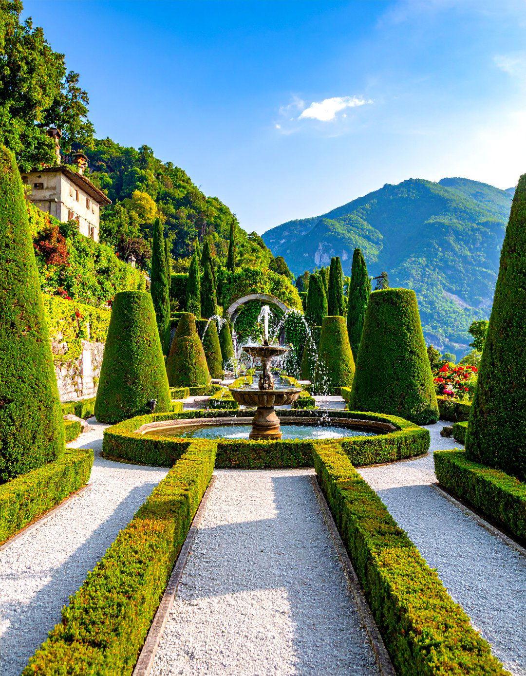 Topiary Garden with Sculptural Evergreens and Formal Pathways - 25 Italian Garden Design Ideas