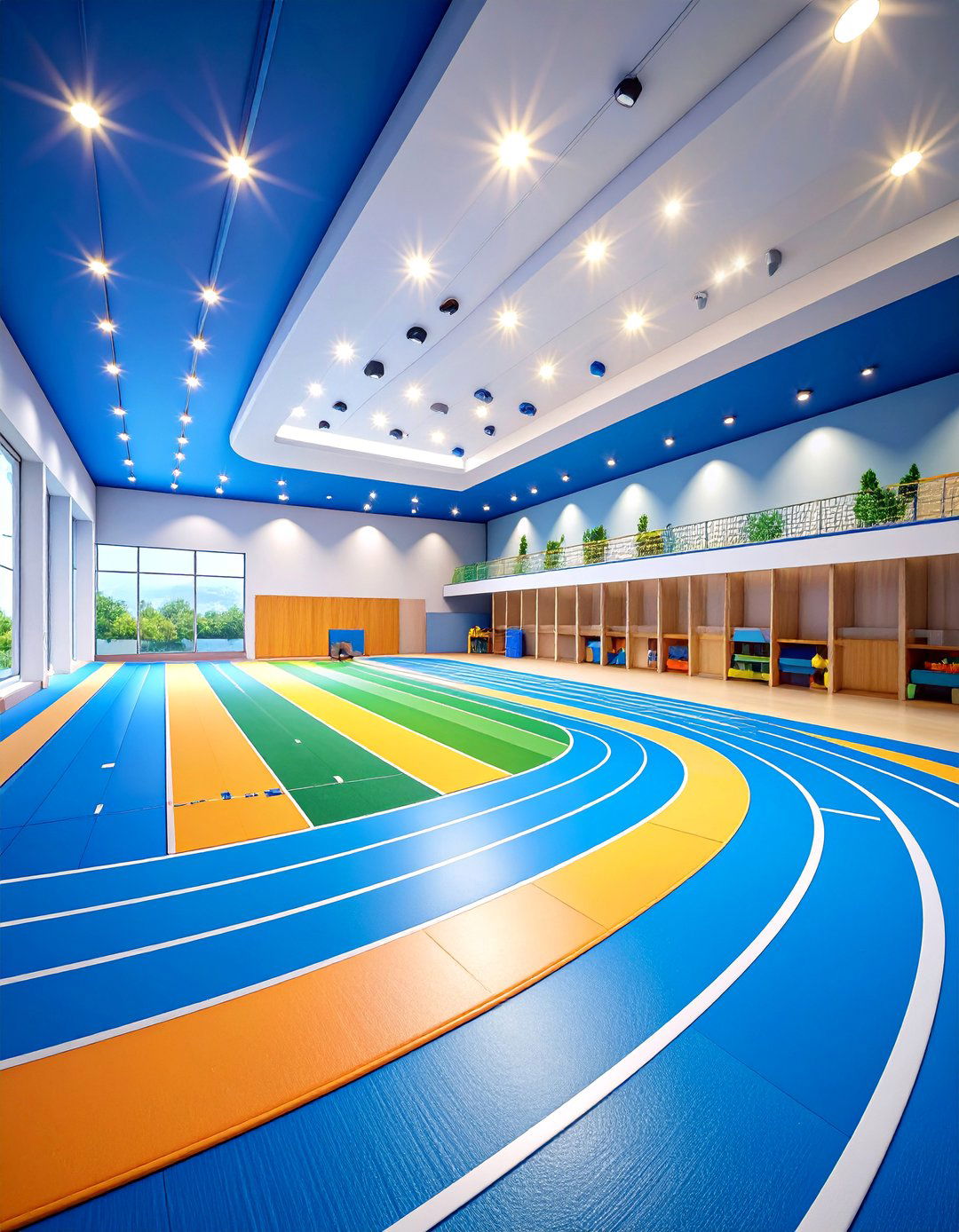 Track and Field Athletic Stadium Nursery - 25 Sports Nursery Ideas