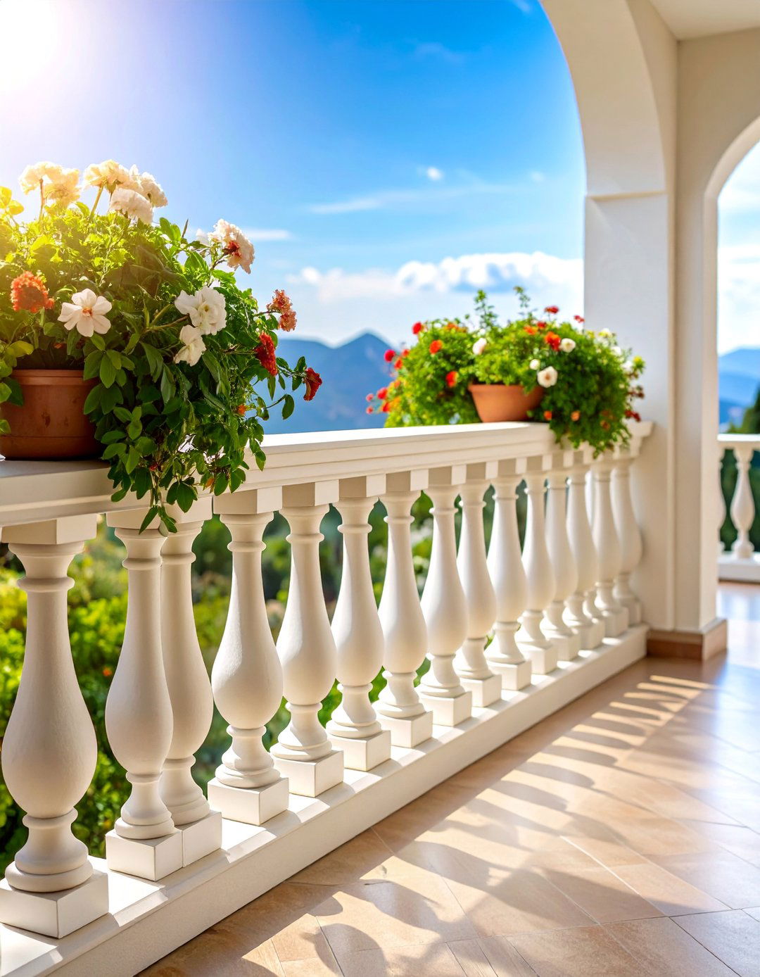 Traditional Balcony Railing with Modern Safety Features - 25 Balcony Railing Design Ideas