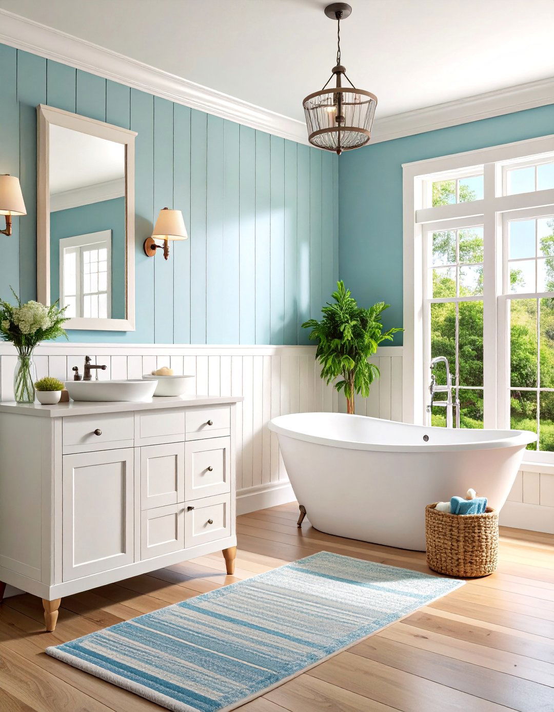 Traditional Beadboard Wainscoting - 25 Wall Trim Ideas