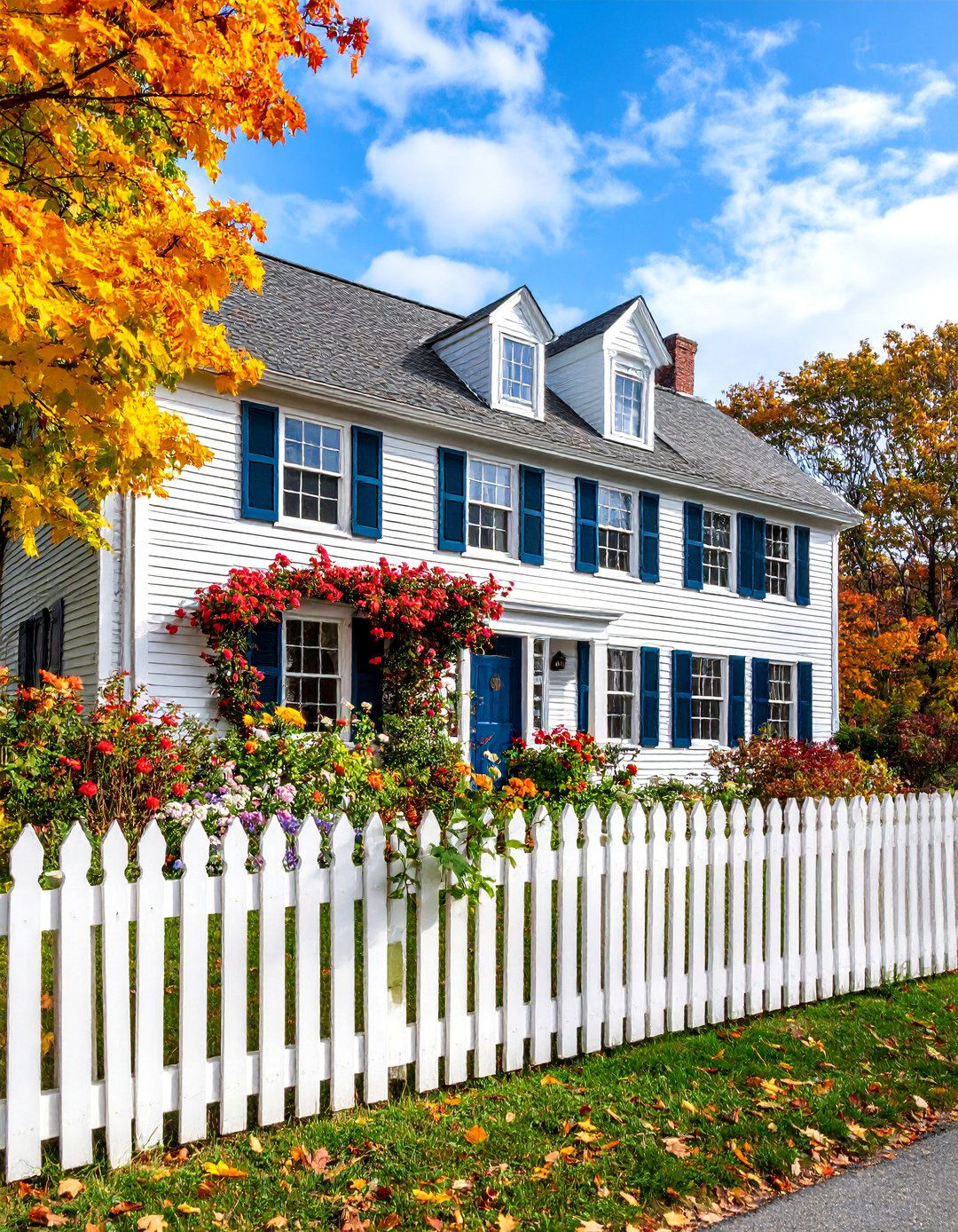 Traditional Cape Cod with White Clapboard - 25 White Siding House Designs