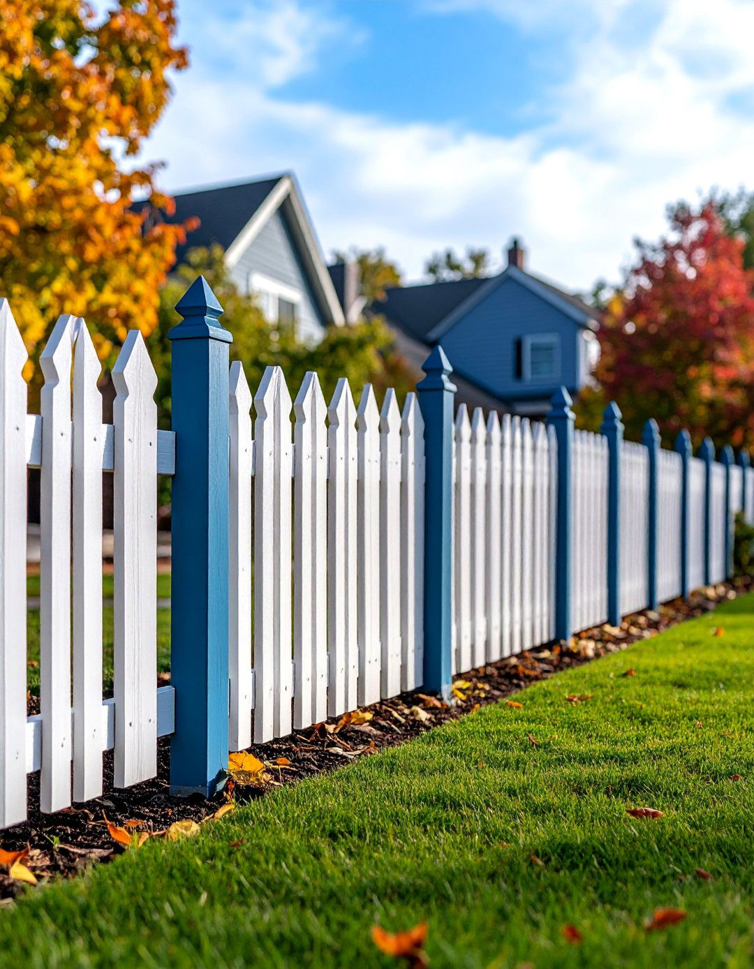 Traditional Cedar Picket Fence with Gothic Points - 25 Cedar Fence Ideas